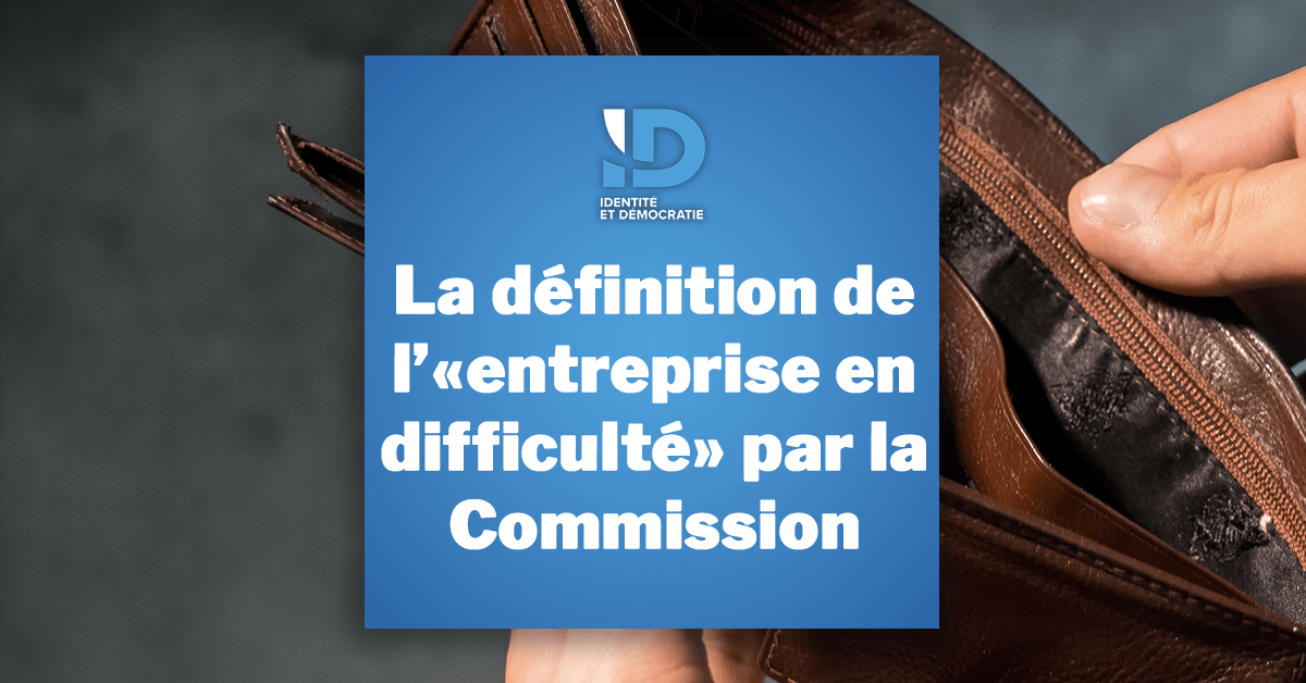 Entreprise en difficulté définition européenne